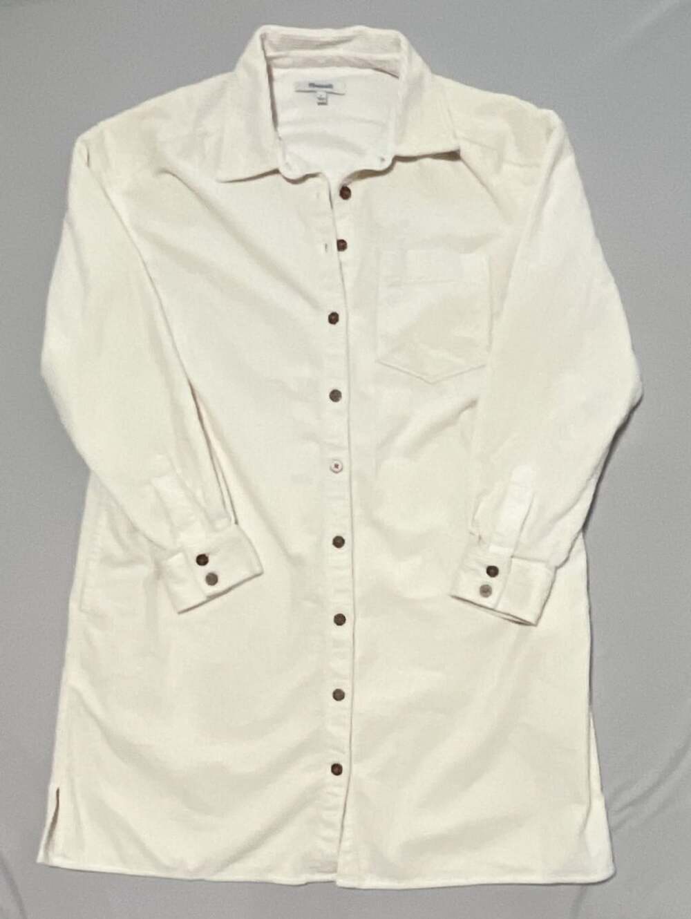 Madewell Corduroy Long Sleeve Button-Down Shirt Jacket Size S